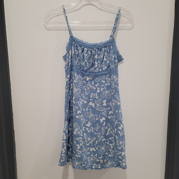 ♥️5 For $25 NWOT ART CLASS Butterfly Girls Strappy Dress size 6/7 - Picture 1 of 8